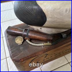 H. S. Trask Ducks Unlimited Wooden Duck Display Carving