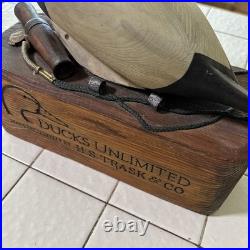 H. S. Trask Ducks Unlimited Wooden Duck Display Carving