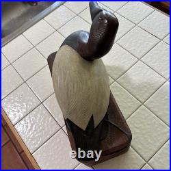 H. S. Trask Ducks Unlimited Wooden Duck Display Carving