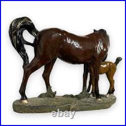 HTF Big Sky Carvers Stonecast Sculpture Mare and Foal Bonded #B5220001