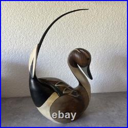 Hand-Carved Wooden Pintail Duck by Big Sky Carvers Hindley Collection 14