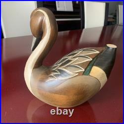Hand-Carved Wooden Pintail Duck by Big Sky Carvers Hindley Collection No Tail