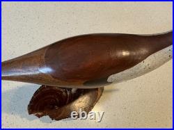 Hand carved Wooden Shorebird by Big Sky Woodcarvers Montana