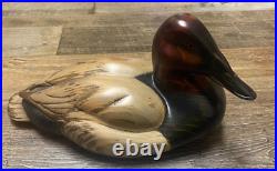 Hand carved, hand painted mallard duck signed dated 2004 2of16 big sky carvers