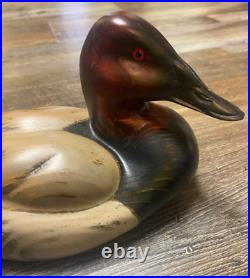 Hand carved, hand painted mallard duck signed dated 2004 2of16 big sky carvers