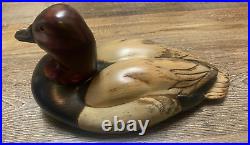 Hand carved, hand painted mallard duck signed dated 2004 2of16 big sky carvers