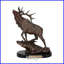 Herd Bull Elk Sculpture