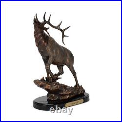 Herd Bull Elk Sculpture