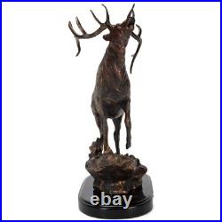 Herd Bull Elk Sculpture