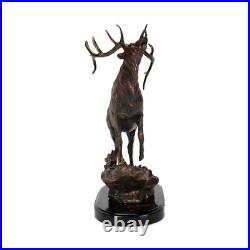 Herd Bull Elk Sculpture