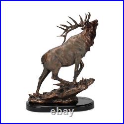 Herd Bull Elk Sculpture