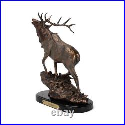 Herd Bull Elk Sculpture