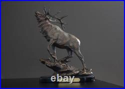 Herd Bull Elk Sculpture