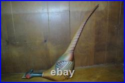 Hindley Collection by Big Sky Carvers Rare Wooden Long Tail Quail Decoy 2012