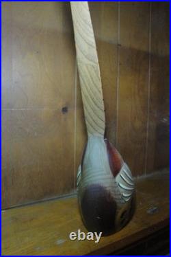 Hindley Collection by Big Sky Carvers Rare Wooden Long Tail Quail Decoy 2012
