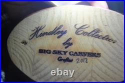 Hindley Collection by Big Sky Carvers Rare Wooden Long Tail Quail Decoy 2012