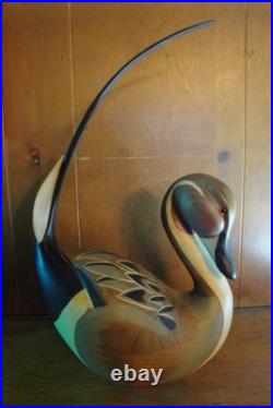 Hindley Collection by Big Sky Carvers Rare Wooden Pintail Duck Decoy 2012