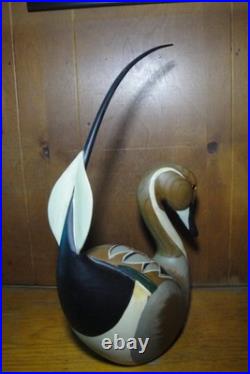 Hindley Collection by Big Sky Carvers Rare Wooden Pintail Duck Decoy 2012