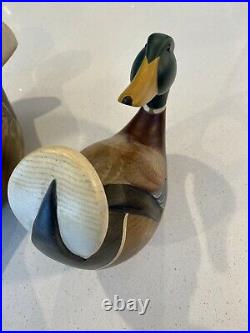 Hindley Collection by Big Sky Carvers Wood Duck Decoy/Carving Mallard Set