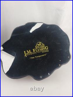 J. M Fleming Big Sky Carvers Sculpture The Tresspassers Bears Tent Trees Art HTF