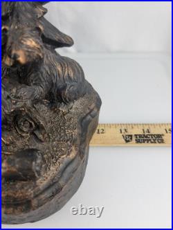 J. M Fleming Big Sky Carvers Sculpture The Tresspassers Bears Tent Trees Art HTF