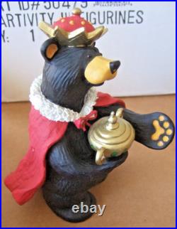 Jeff Fleming Bearfoots Black Bear Beartivity III Nativity Set #50479 Big Sky