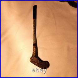 Jeff Fleming Big Sky Carvers BLACK BEAR Golf 12 Wood Carving Art EUC Rare New