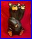 Jeff-Fleming-Big-Sky-Carvers-BLACK-BEAR-Waving-13-Wood-Carving-Art-EUC-Rare-01-udg