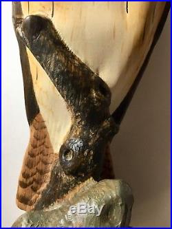 K. W. White Big Sky Carvers Master's Edition Hawk Wood Carving #117/1250