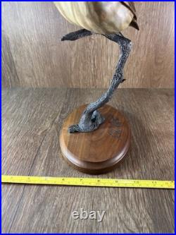 K. W. White Big Sky Carvers Owl Sculpture Signed Limited Edition #736/950