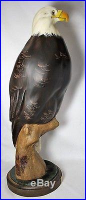 Ken White Big Sky Carvers From The Forge of Freedom Wild Spirits Soar WOOD EAGLE