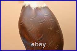 Ken White Big Sky Master Carver Falcon Bald Eagle Sculpture Decoy Duck Nra