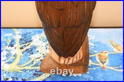 Ken White Big Sky Master Carver Falcon Bald Eagle Sculpture Decoy Duck Nra