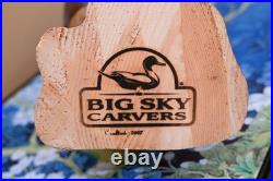 Ken White Big Sky Master Carver Falcon Bald Eagle Sculpture Decoy Duck Nra