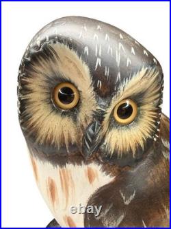 Ken White Evening Tracker Owl Sculpture Big Sky Carvers 14/1250 9