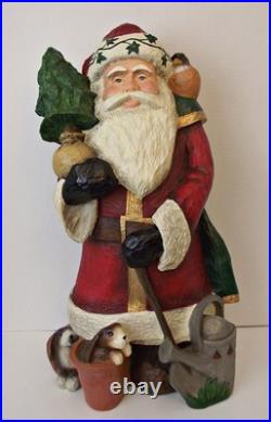 LIMITED ED Hoe Hoe Hoe 22 Santa Stuart Bond Bridger Trading Co Big Sky Carvers