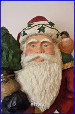 LIMITED ED Hoe Hoe Hoe 22 Santa Stuart Bond Bridger Trading Co Big Sky Carvers