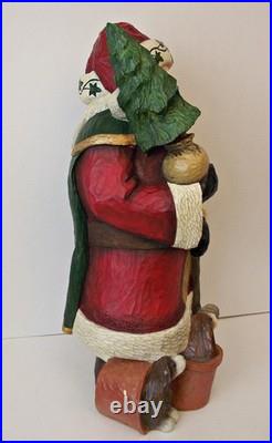 LIMITED ED Hoe Hoe Hoe 22 Santa Stuart Bond Bridger Trading Co Big Sky Carvers