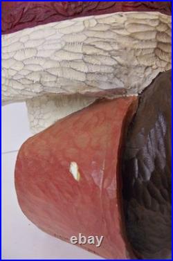 LIMITED ED Hoe Hoe Hoe 22 Santa Stuart Bond Bridger Trading Co Big Sky Carvers