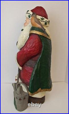 LIMITED ED Hoe Hoe Hoe 22 Santa Stuart Bond Bridger Trading Co Big Sky Carvers