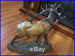LIMITED EDITION! Big Sky Carvers Dick Idol The Challenge Elk Statue