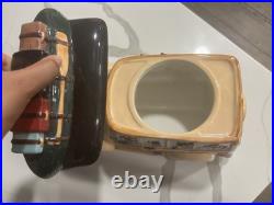 LIQUIDATION LARGE Detailed WOODY BEARS COOKIE JAR Big Sky Carver RETIRED 2012