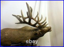 Large 13 Bradford Williams Bronze Elk The Herd Bull Big Sky Carvers
