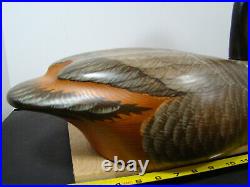 Large Canadian Goose Decoy Hand carved Big Sky Carvers 20 by Scott Huntsman