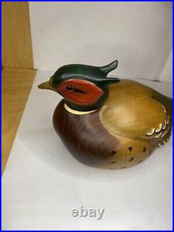 Large Duck Carving Big Sky Carvers vintage #11114112