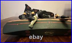 Lot Of BearFoots Bears Jeff Fleming Big Sky Carvers Lodge Cabin Canoe