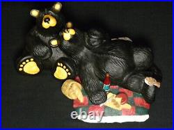 Lot of 5 Bearfoots Bears By Jeff Fleming Big Sky Carvers Excellent Condition