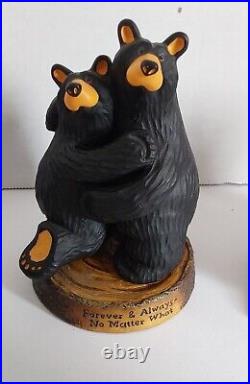 Lot of 7 Big Sky Carvers BEARFOOTS BEARS Jeff Fleming EUC Black Bear Figurines