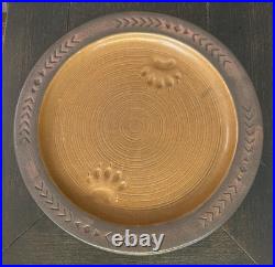 MASKWA RIDGE Bear Paw Set of 2 Dinner Plates 12 Big Sky Carvers Flemming Lodge