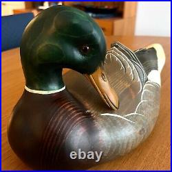 Mallard Wood Duck Decoy-Big Sky Carvers 2003-#8 of 20 Signed Hand Carved Painted